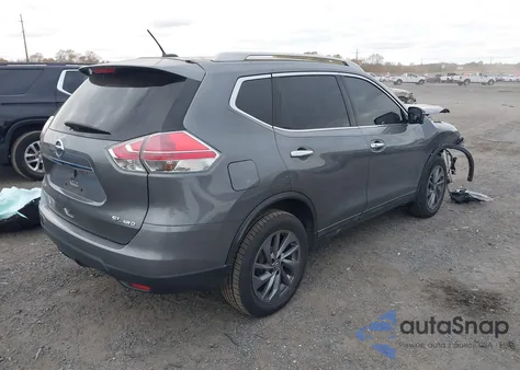 2016 Nissan Rogue Sl z USA, uszkodzony, nr VIN 5N1AT2MV8GC772392